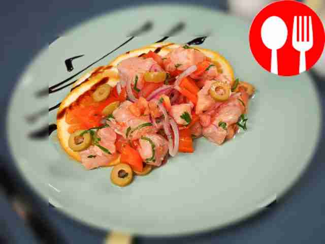 Севиче из лосося