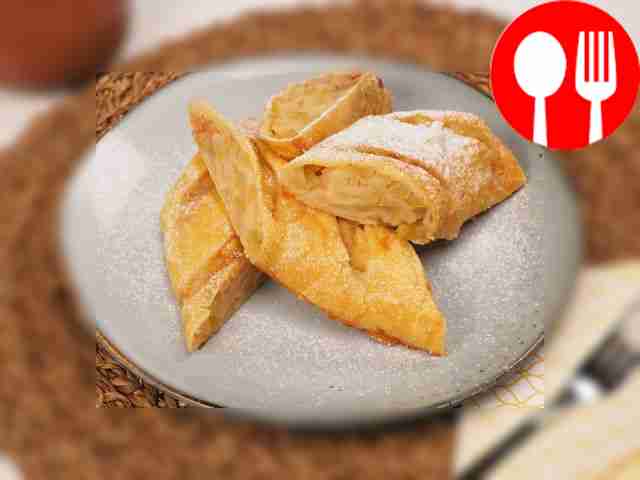 Штрудель с грушей