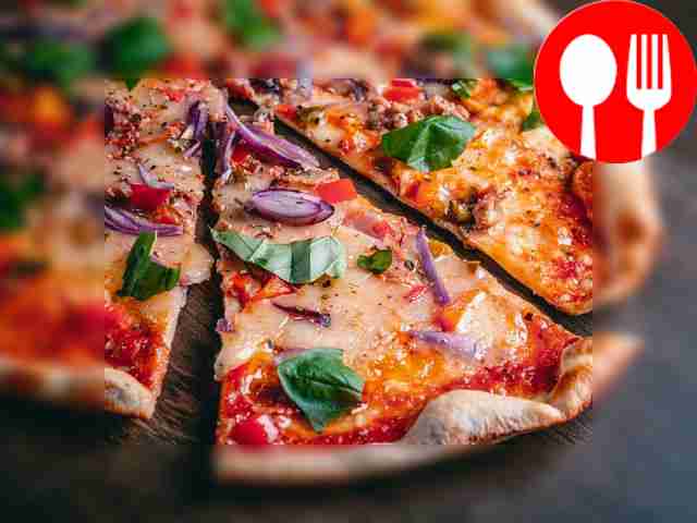 Быстрая пицца с перцем