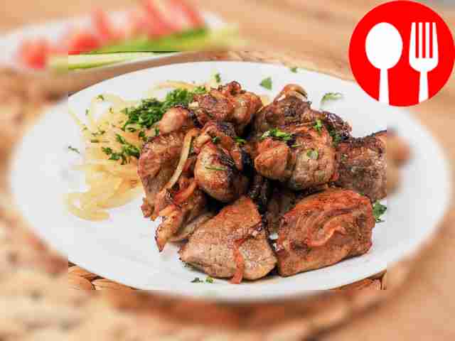 Шашлык с майонезом