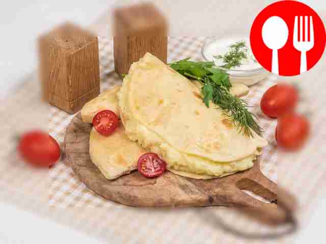 Кыстыбый с картофелем