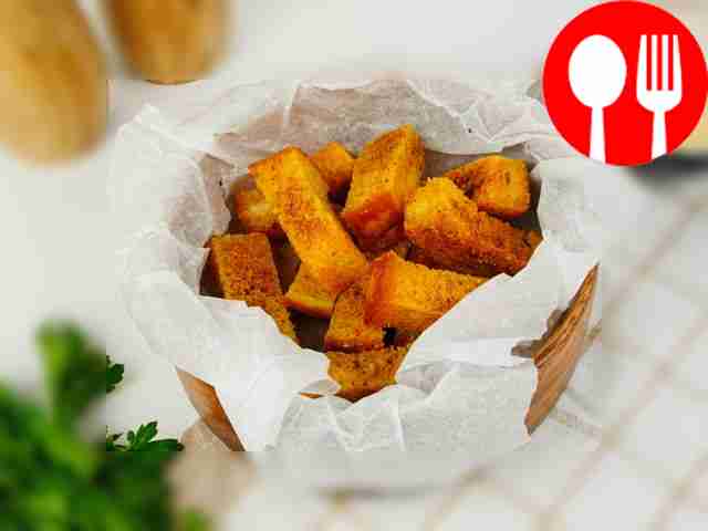 Гренки в микроволновке