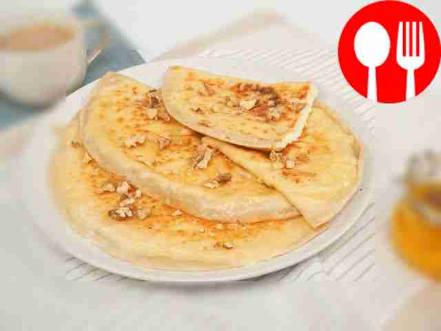 Азербайджанские кутабы с творогом