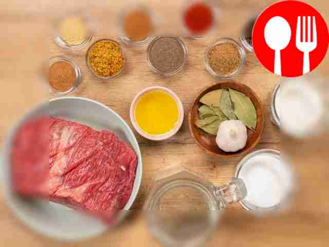 Подготовьте мясо для пастрами: промойте,...