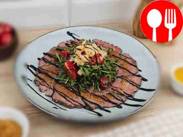 Салат с ростбифом