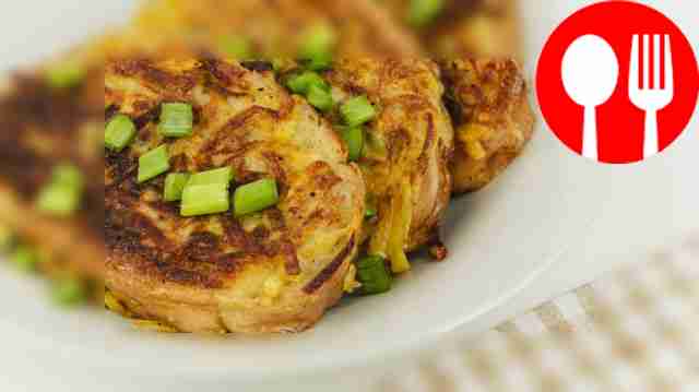 Гренки с картофелем