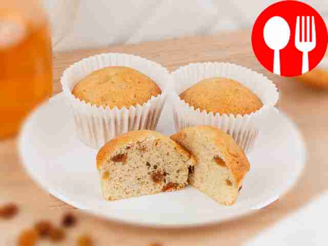 Кексы с изюмом