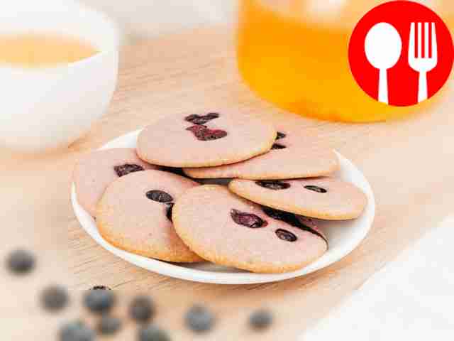 Печенье с голубикой