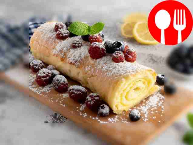 Ароматный лимонный рулет