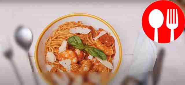 Томатный соус с креветками