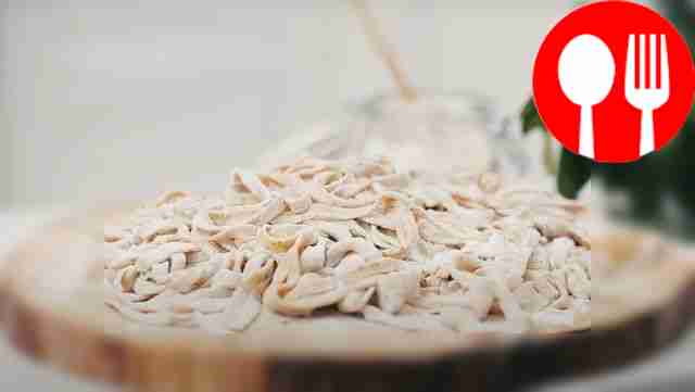 Домашняя паста фетучини