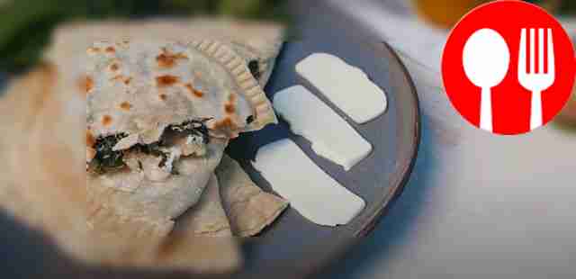 Лепешки со снытью