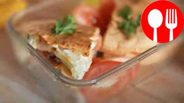 Тако с говядиной и соусом ранч