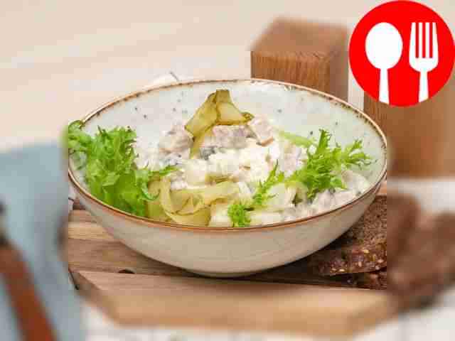 Салат со свининой