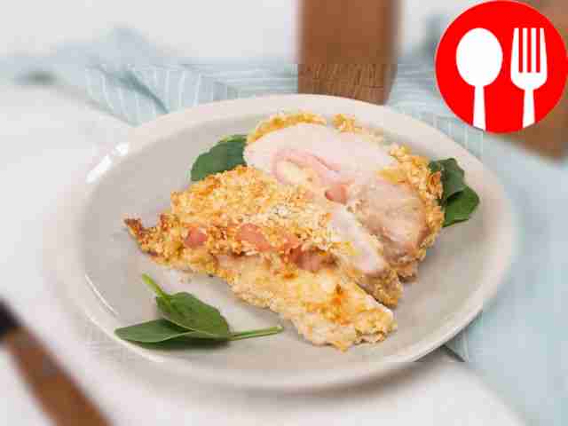 Классический кордон блю из куриной грудки