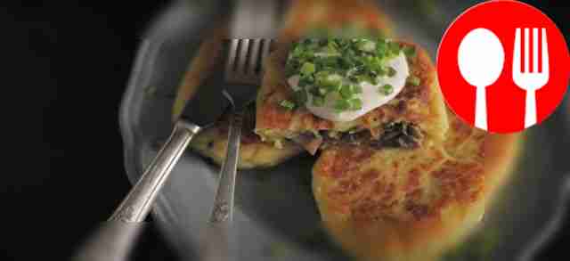 Домашние картофельные зразы с грибами