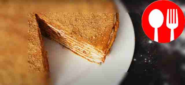 Торт со сгущенкой на сковороде