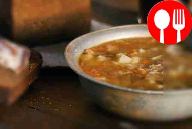 Гороховый суп с перловкой