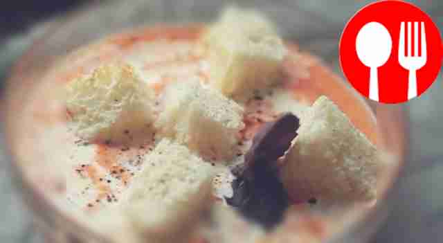 Суп гаспачо с молоком