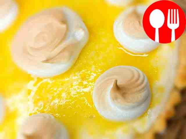 Тарт с лимонным курдом