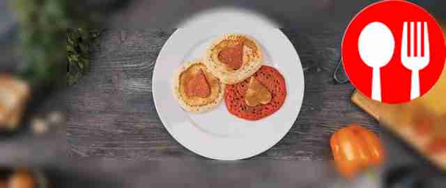 Панкейки «Сердечки»