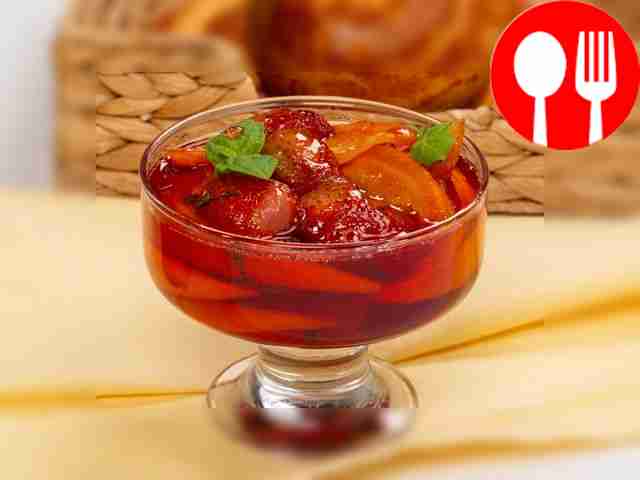 Варенье из апельсинов с клубникой