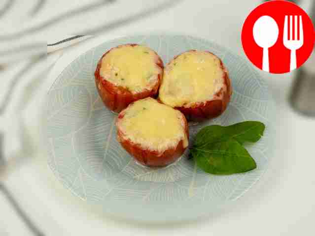 Помидоры, фаршированные рисом и креветками