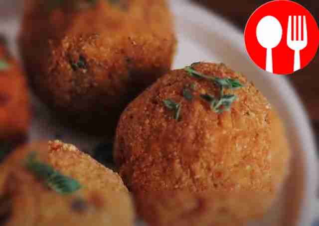 Аранчини с ветчиной и сыром