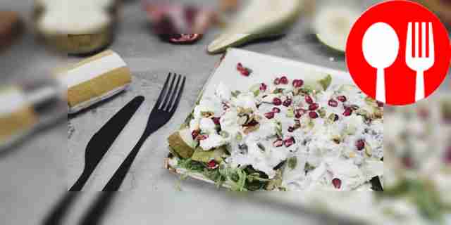 Легкий салат с грушей