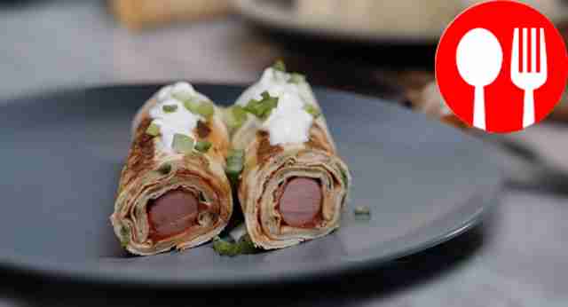 Хот-доги в тортильях