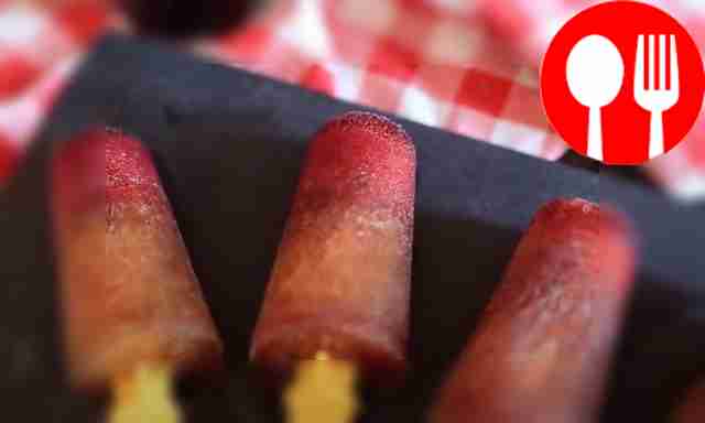 Фруктовый лед с вишней и колой