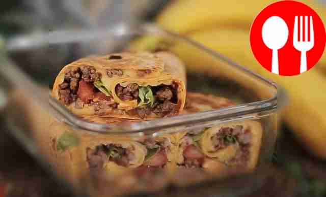 Ролл с говядиной