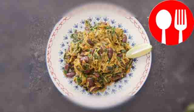 Сытный рис с овощами