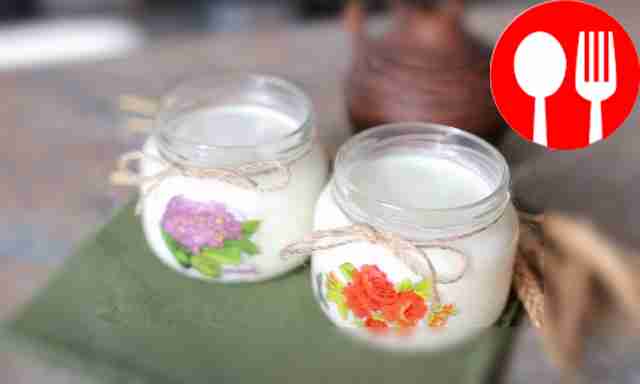 Домашний йогурт на молоке и сметане