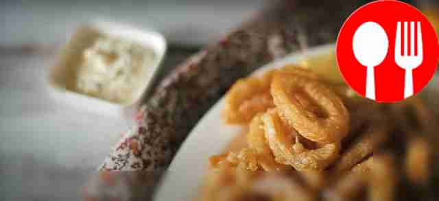 Кольца кальмара в яичном кляре