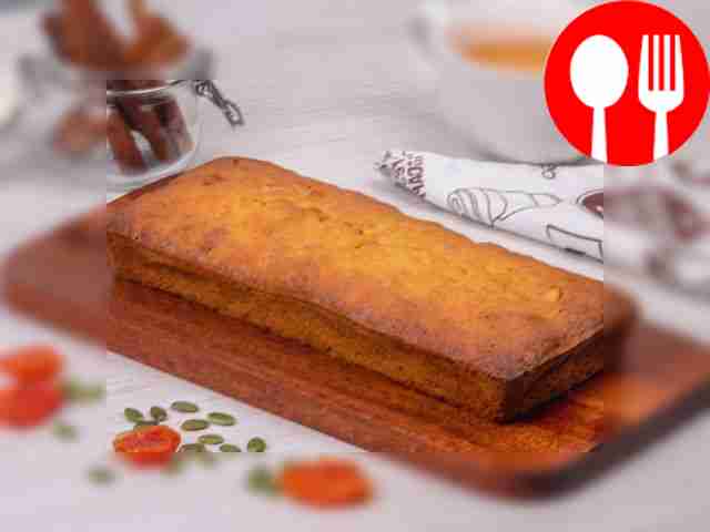 Пряный кекс с морковью