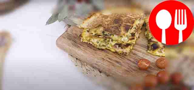 Закрытая пицца на лаваше