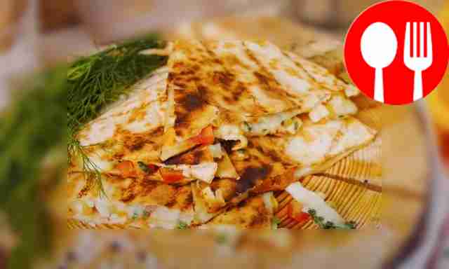 Кесадилья с курицей