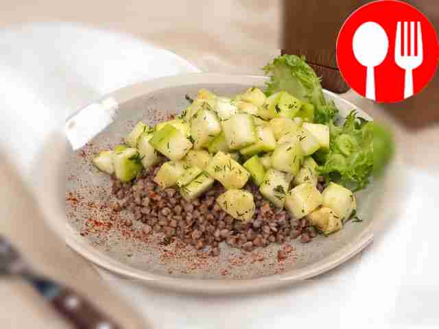 Кабачки маринованные с укропом