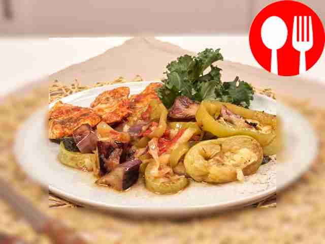 Рататуй на сковороде