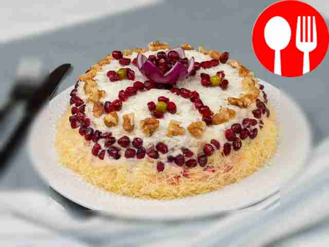 Салат «Шапка Мономаха»