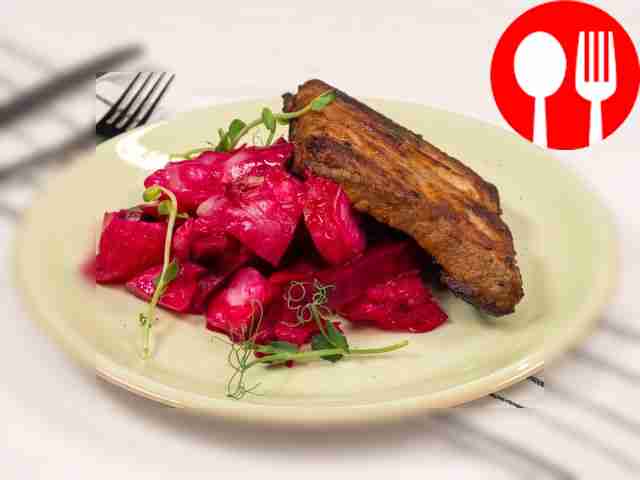 Маринованная капуста со свеклой