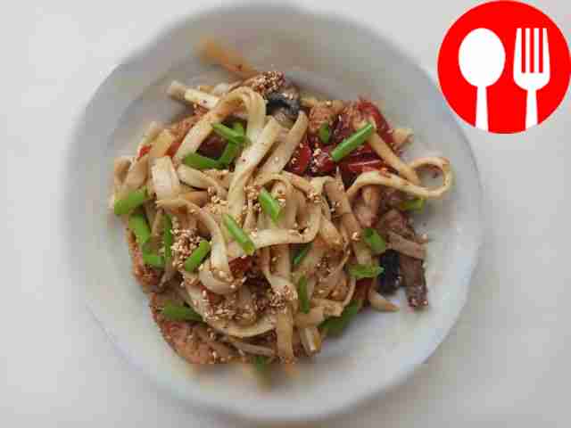 Аппетитный удон с индейкой