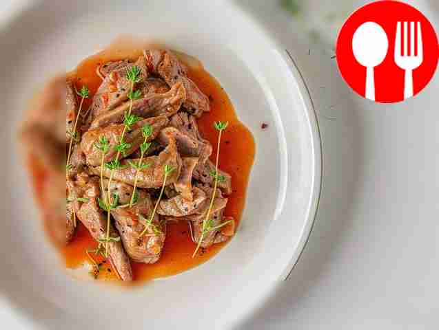 Классическая баранина в чесночном соусе