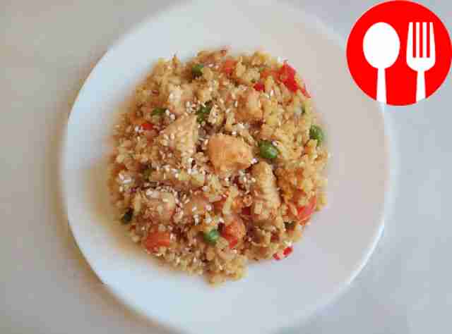 Сытный вок с рисом