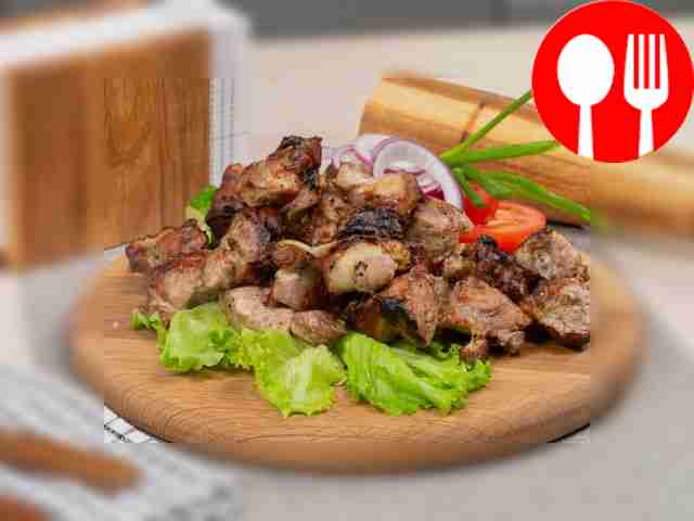 Шашлык, маринованный в майонезе