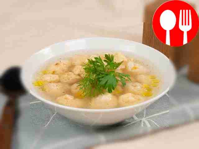 Клецки для супа из муки