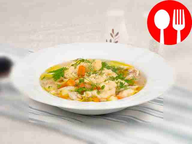 Суп с клецками