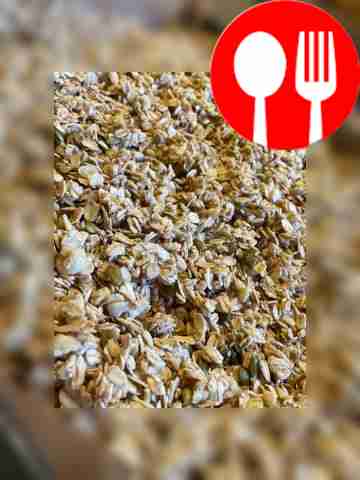 Домашняя шоколадно-ореховая гранола