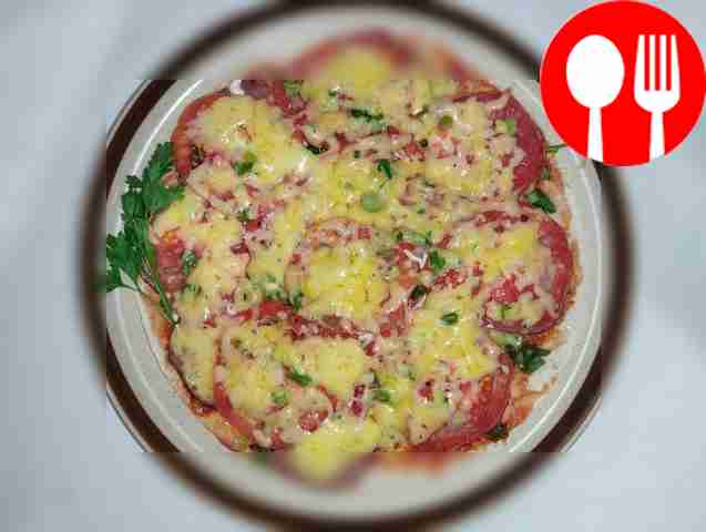 Быстрая пицца с тортильей